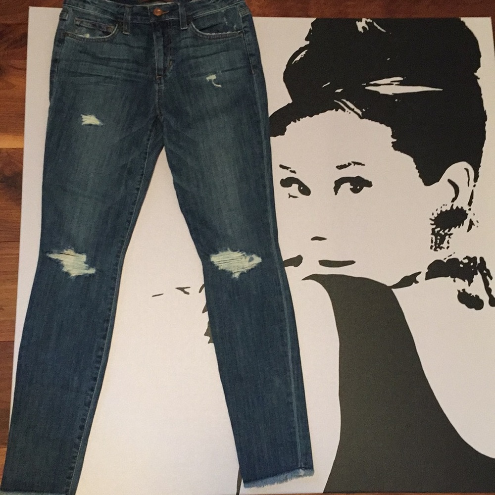 Joe’s Jeans Ava Distressed Ankle Skinny - 26 / 2